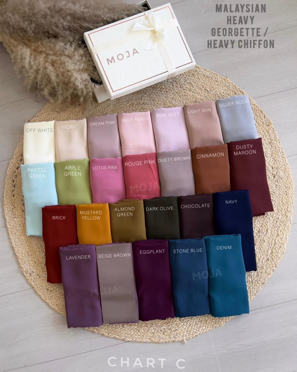 MOJA Malaysian – 150 Colours Available