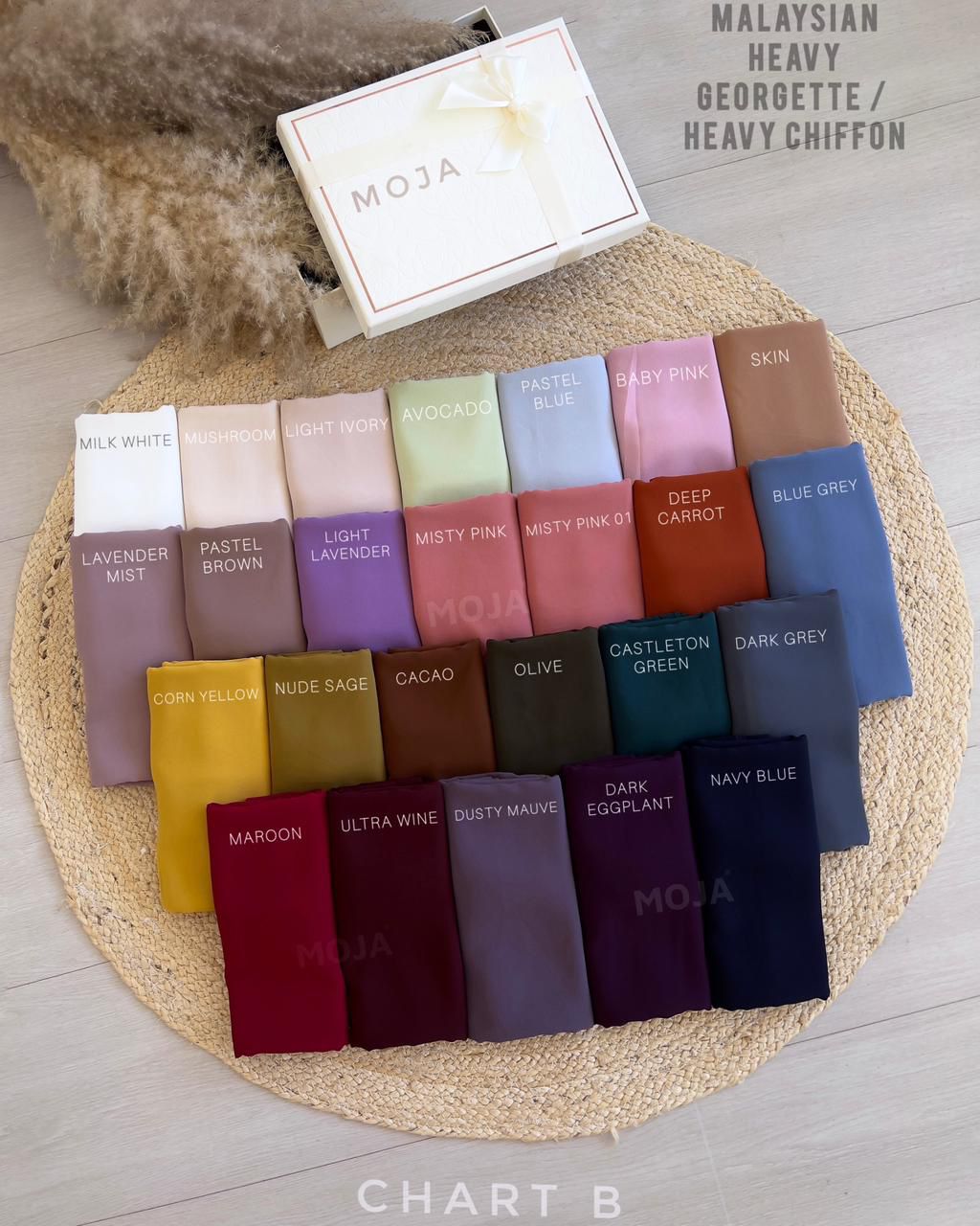 MOJA Malaysian – 150 Colours Available