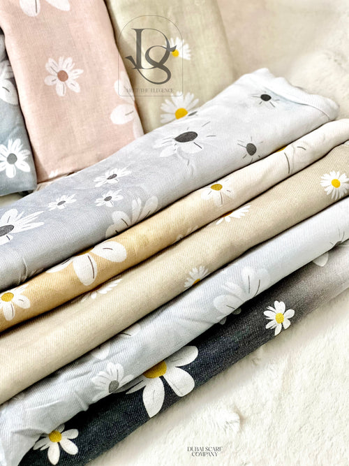 DAISY FLORAL SOFT HIJAB