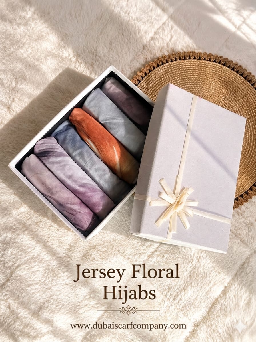 Jersey Floral Hijabs | Premium Printed Jersey Hijab Collection