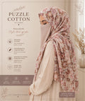 Puzzle Cotton Hijab | Premium Geometric Print Cotton Hijab Collection