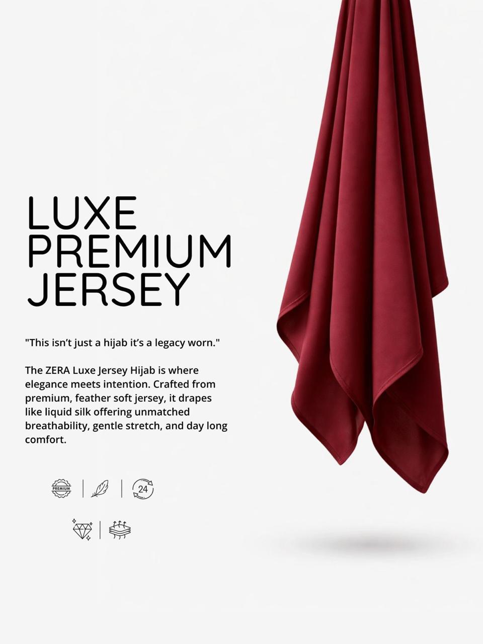 ZERA Luxe Premium Jersey Hijab Collection | 40 Exclusive Shades