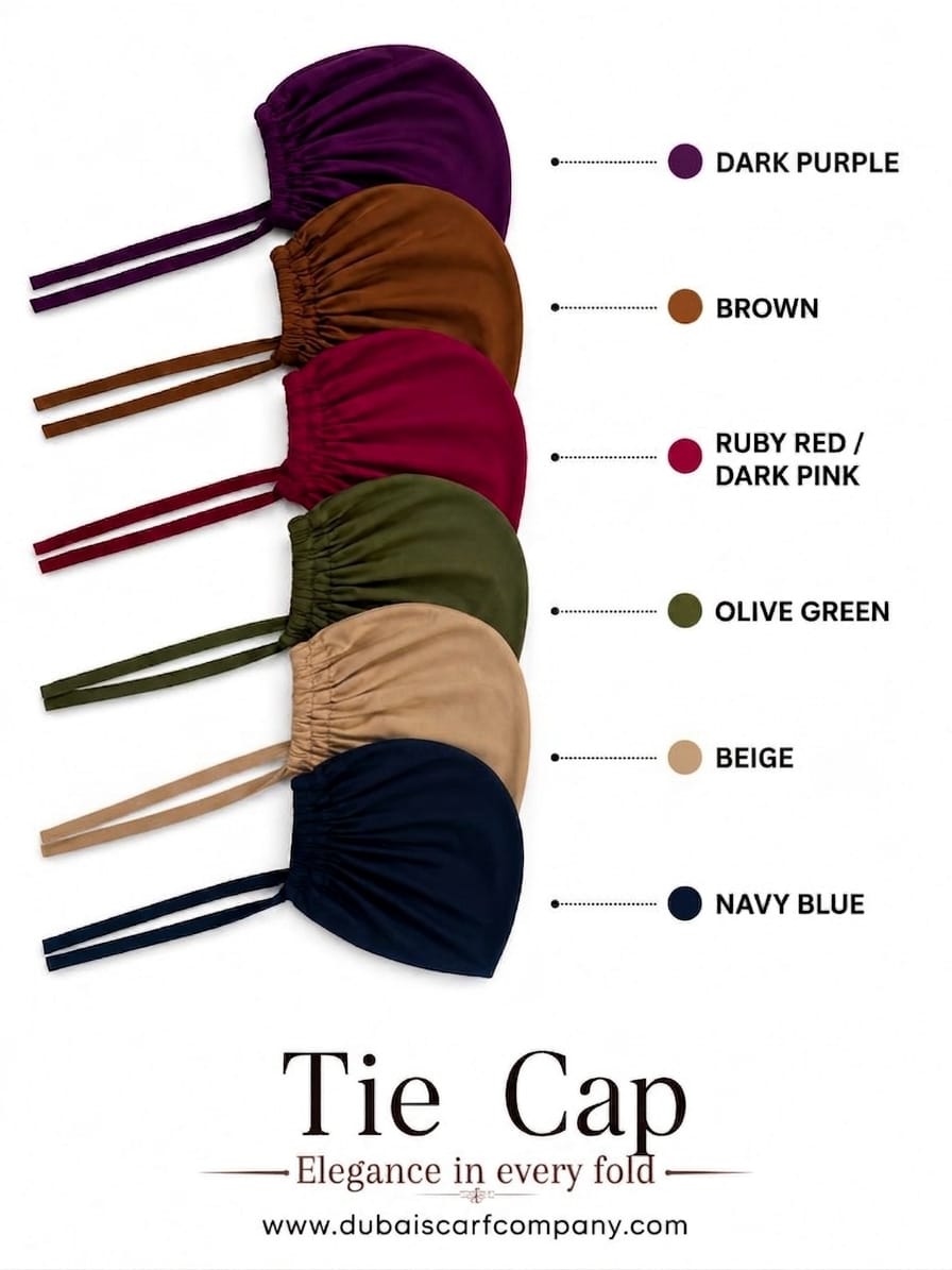 Premium Tie Cap for Hijab | Soft Adjustable Undercap for Women