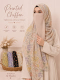 Printed Chiffon Hijab – Lightweight Floral Chiffon Scarf for Women