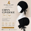 Premium Chin Coverage Tie Cap – Adjustable Modest Hijab Undercap