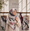 Elira Premium Printed Hijab | Elegant Abstract Art Design