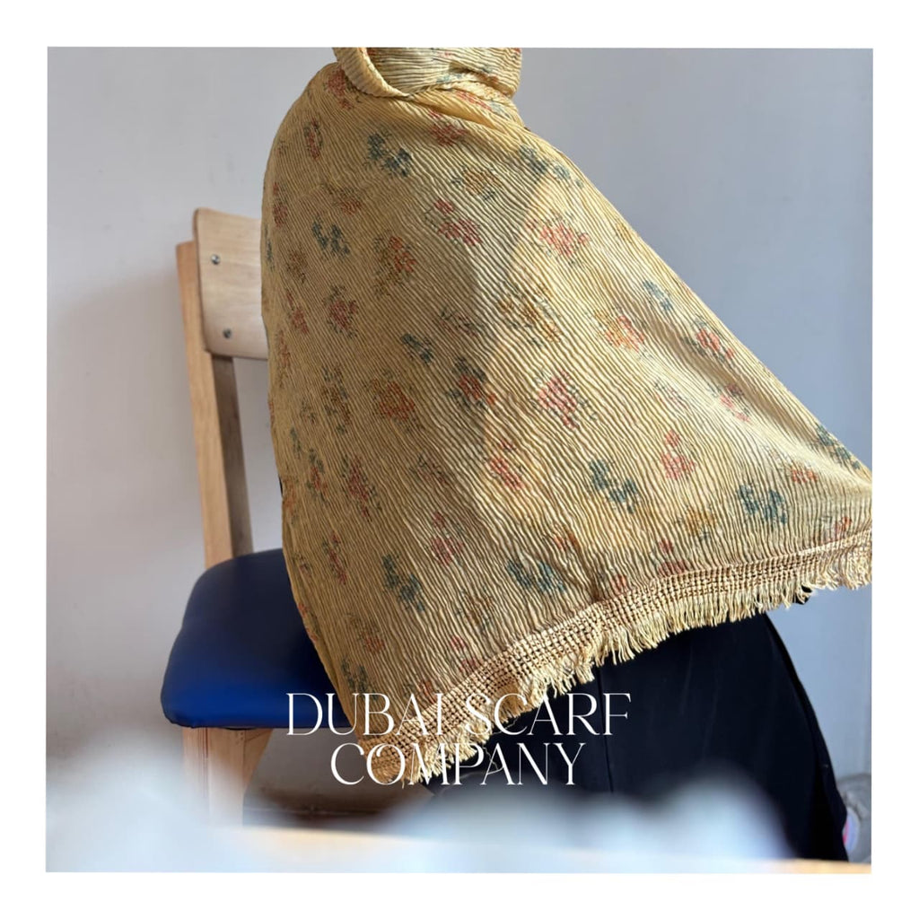 DSC PRINTED CRINKLE COTTON HIJABS WITH FRAYED BORDER