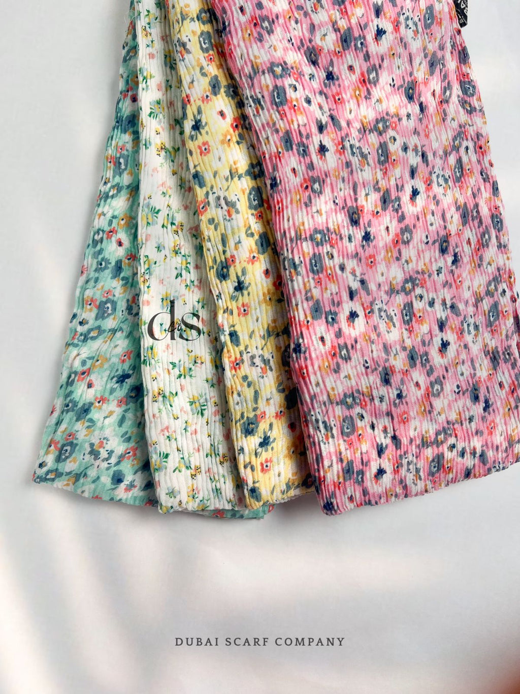 DSC PRINTED COTTON PLEATED HIJABS