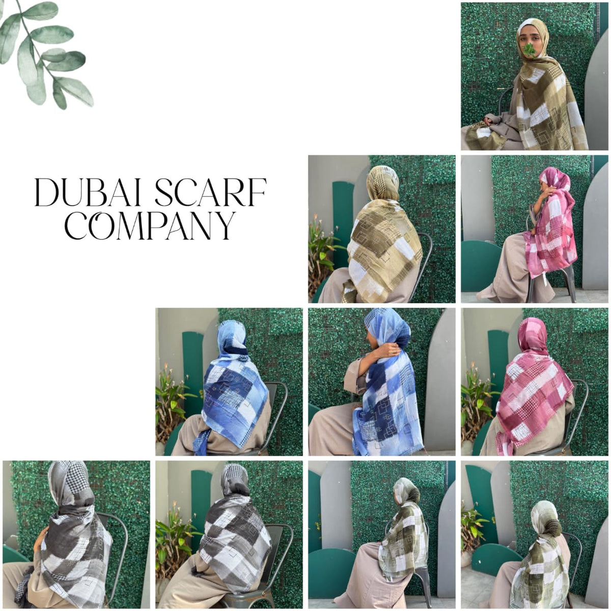 DSC TEXTURED CHECK STONE HIJABS