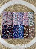 DSC LEAF CHIFFON PLEATED PRINTED HIJABS