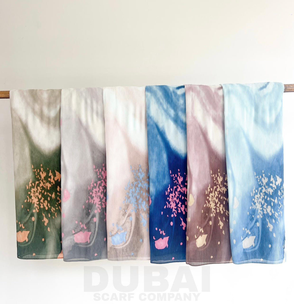 DSC RIBBED PLEATED TIE-DYE HIJABS