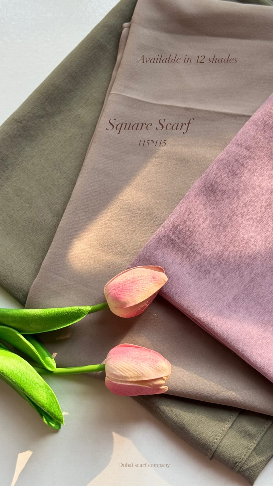 PLAIN SQUARE SCARF