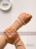 ZERA FRILL EDGED ARM SLEEVES – SKIN