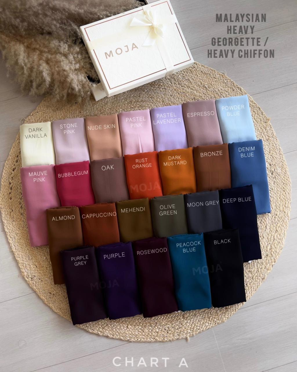 MOJA Malaysian – 150 Colours Available